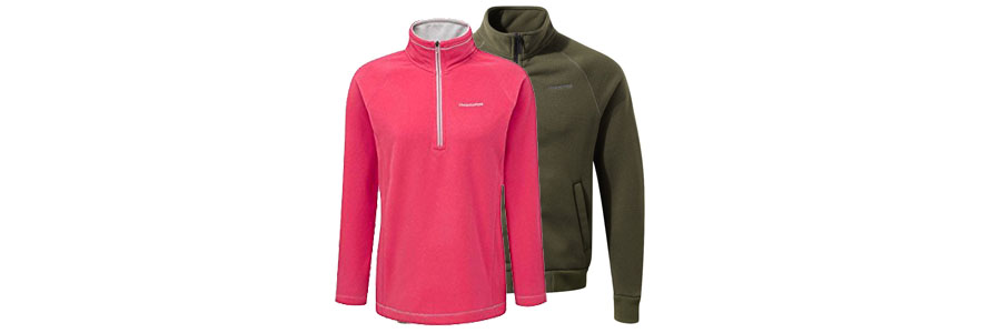 Craghoppers Henrik Fleece And Seline Half Zip Jacket