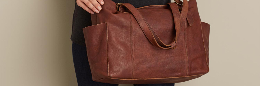 Duluth Trading Company Lifetime Leather Tote