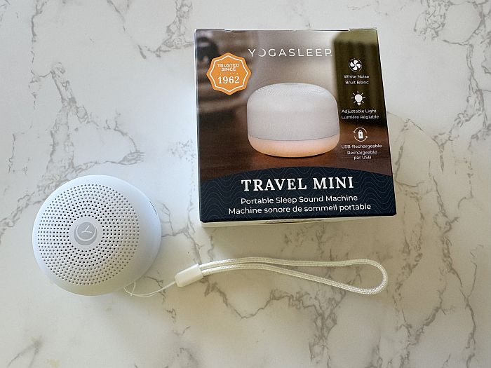 Yogasleep’s Travel Mini Portable Sound Machine with box