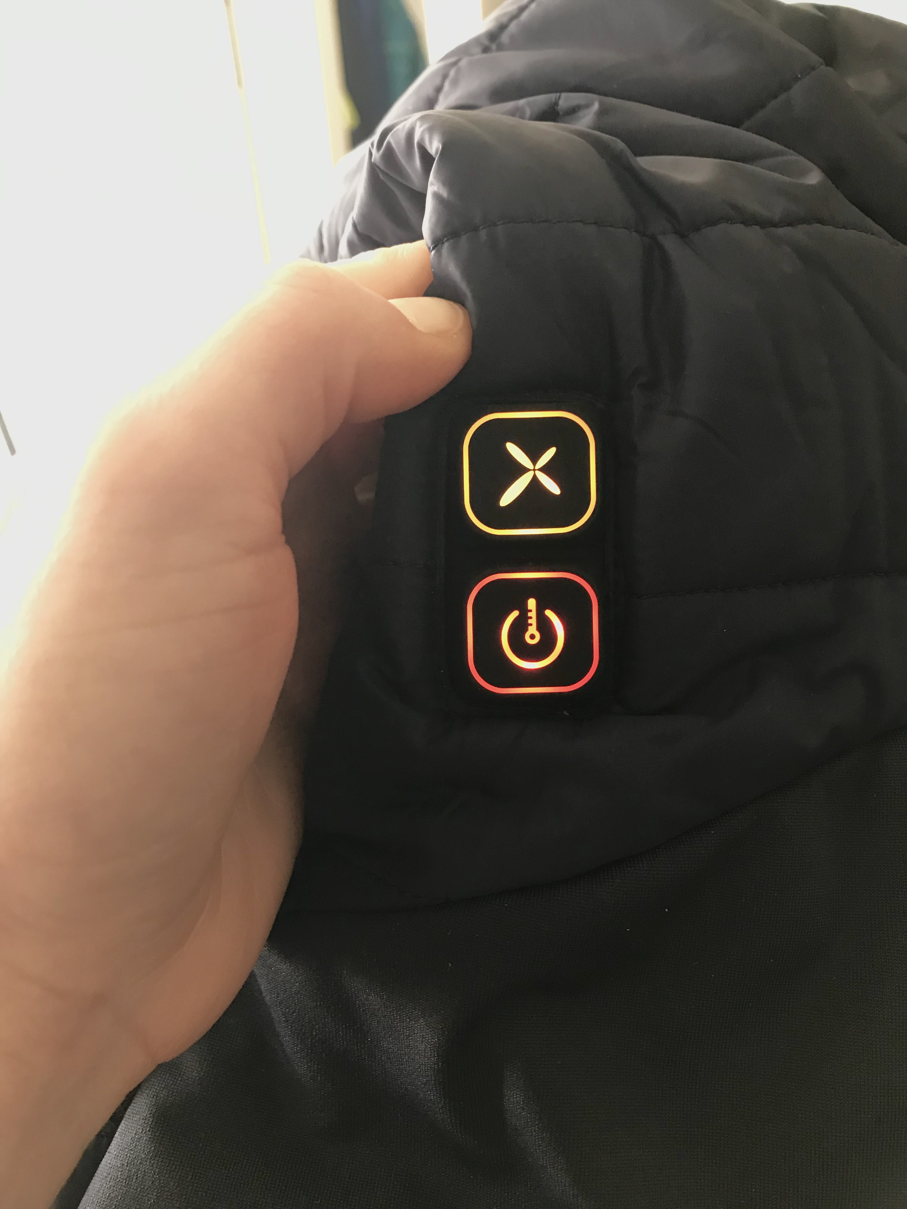 8K Flexwarm control buttons