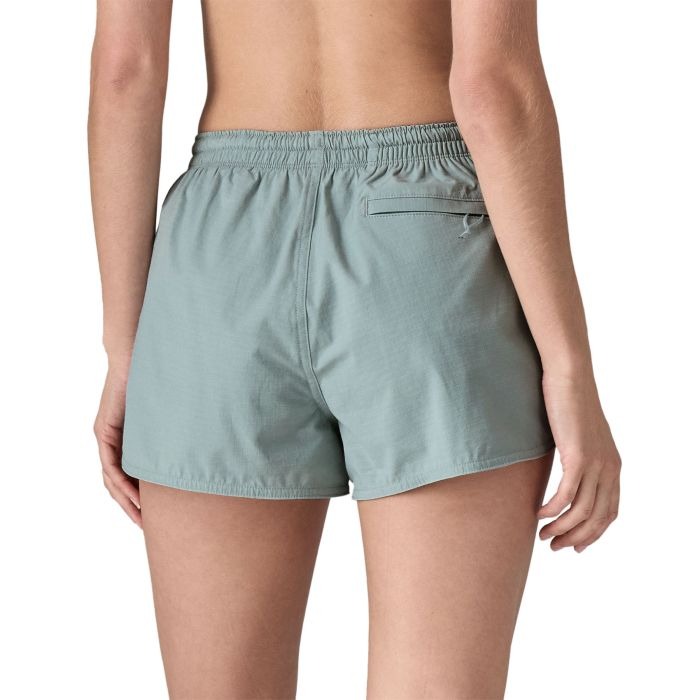 Patagonia’s Women's Home Waters Volley Shorts backpocket with zip