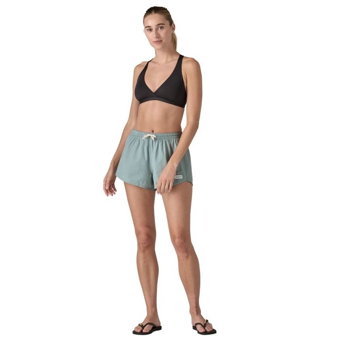 Model wearing Patagonia’s Women's Home Waters Volley Shorts