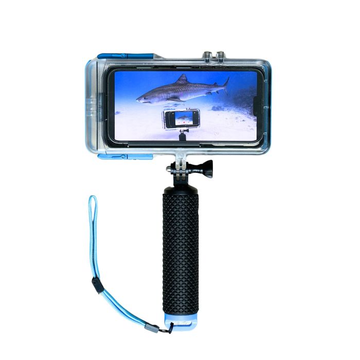 Assembled ProShot Dive case for iPhone