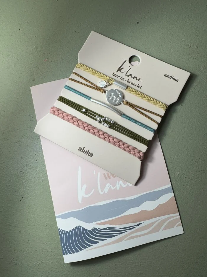 K'lani hair tie bracelets in package