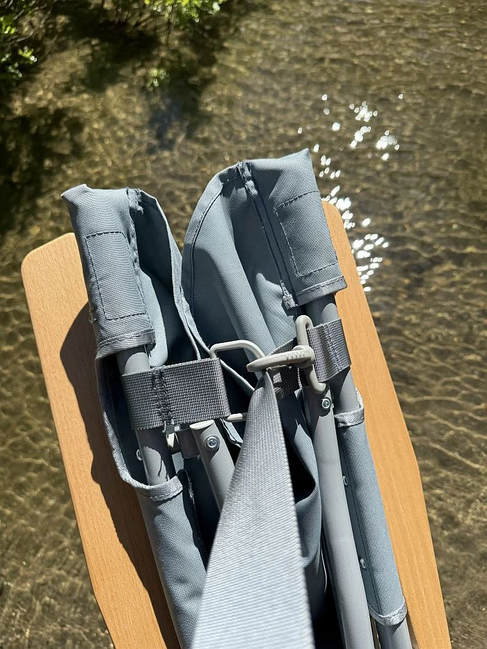 REI Coop Wunderland chair clip that keeps it folded