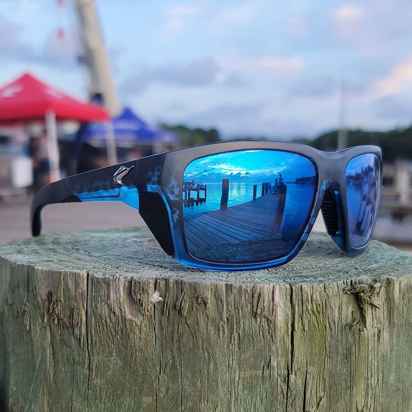 pair of Fin-Nor Cleat Sunglasses with Bio-Resin Frame