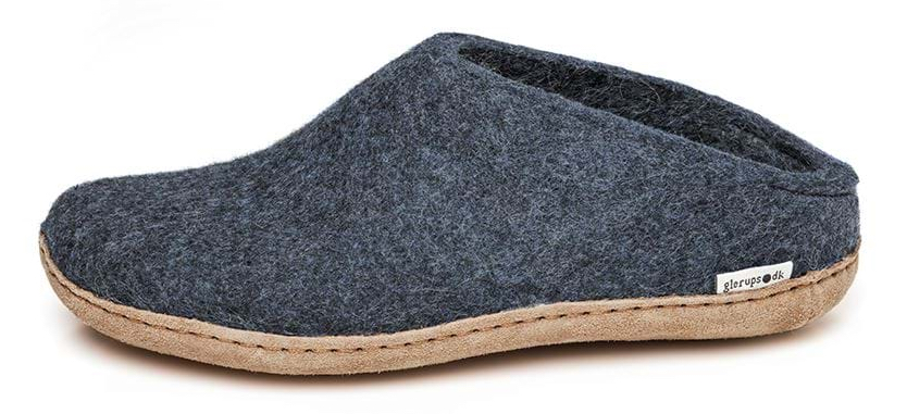 Glerups open heel slippers