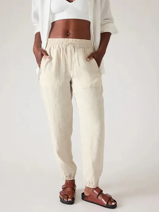 Athleta Retreat Linen Jogger