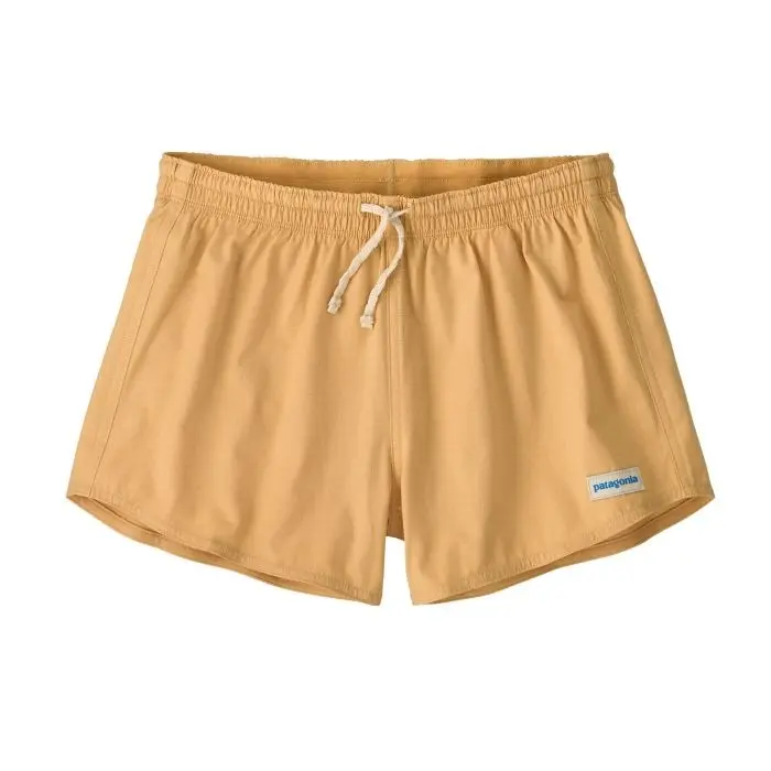 Patagonia’s Women's Home Waters Volley Shorts in Beeswax Tan.