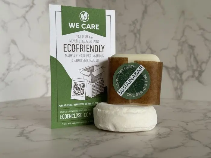 Sustainabar shampoo and conditioner bars