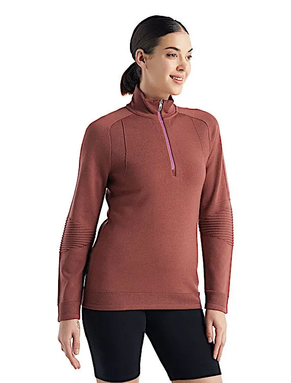 Icebreaker Women’s ZoneKnit Merino Long Sleeve Half Zip
