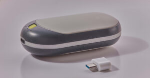 hand warmer with thermometer