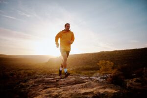 rocky terrain with trail running shoes